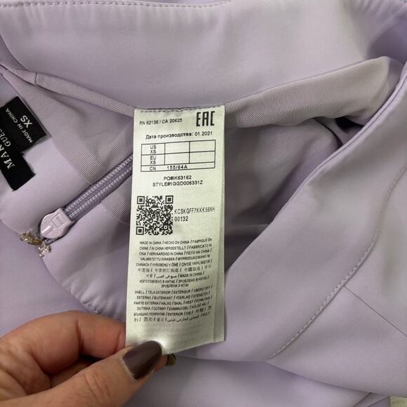 Marciano by Guess Purple Pencil Skirt Knee-Length Size XS HH0642 - Picture 7 of 9